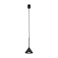 LAMPAMI - lampa wisząca czarna nowoczesna, lampa wisząca pojedyncza, oświetlenie nad wyspę kuchenną, lampa wisząca do sypialni przy łóżku, metalowa lampa wisząca CONO MINI BLACK
