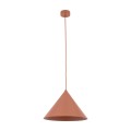 LAMPAMI - lampa wisząca pojedyncza długa, lampa sufitowa wisząca metalowa, modna lampa do jadalni, lampa do sypialni, lampa do kuchni CONO L BRICK