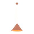 LAMPAMI - lampa wisząca pojedyncza długa, lampa sufitowa wisząca metalowa, modna lampa do jadalni, lampa do sypialni, lampa do kuchni CONO L BRICK