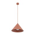 LAMPAMI - lampa wisząca pojedyncza długa, lampa sufitowa wisząca metalowa, modna lampa do jadalni, lampa do sypialni, lampa do kuchni CONO L BRICK
