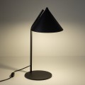LAMPAMI - lampka na biurko nowoczesna czarna, metalowa lampka do czytania książek, lampka na biurko do nauki, lampa stojąca do salonu loft CONO BLACK