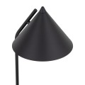 LAMPAMI - lampka na biurko nowoczesna czarna, metalowa lampka do czytania książek, lampka na biurko do nauki, lampa stojąca do salonu loft CONO BLACK