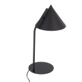 LAMPAMI - lampka na biurko nowoczesna czarna, metalowa lampka do czytania książek, lampka na biurko do nauki, lampa stojąca do salonu loft CONO BLACK