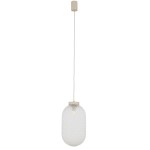 Beżowa lampa wisząca szklana 180 cm 1xE14 MALINDI A