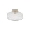 LAMPAMI - plafon sufitowy szklany, lampa sufitowa elegancka, lampa przysufitowa, oświetlenie do kuchni sufitowe, oświetlenie do salonu, oświetlenie łazienkowe sufitowe, oświetlenie sypialni MALINDI B NOWODVORSKI