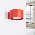 LAMPAMI - kinkiet ścienny czerwony, lampa ścienna minimalistyczna, kinkiet czerwony, lampka nad łóżko, kinkiet dziecięcy, kinkiet do pokoju młodzieżowego MODO 1 czerwony sollux
