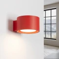 LAMPAMI - kinkiet ścienny czerwony, lampa ścienna minimalistyczna, kinkiet czerwony, lampka nad łóżko, kinkiet dziecięcy, kinkiet do pokoju młodzieżowego MODO 1 czerwony sollux