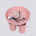 LAMPAMI - lampa sufitowa różowa plafon sufitowy regulowany, lampa sufitowa do pokoju dziewczynki, lampa przysufitowa, plafon sufitowy okrągły, tuby sufitowe, różowa lampa sufitowa, lampa do pokoju dziecka RING 3P różowy sollux
