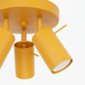 LAMPAMI - lampa sufitowa żółta, lampa sufitowa do pokoju dziecka, lampa przysufitowa, plafon sufitowy okrągły, tuby sufitowe, żółta lampa sufitowa do małego pokoju RING 3P żółty sollux