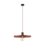 Lampa wisząca pojedyncza kolorowa 145 cm 1xE27 SILA GREEN BRICK 400