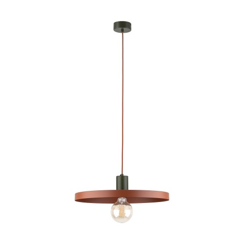 LAMPAMI - lampa wisząca pojedyncza,  lampa nad barek, lampa wisząca nad stół w jadalni, lampa wisząca do kuchni nad stół, lampa do pokoju młodzieżowego, stylowa lampa do salonu SILA GREEN BRICK