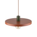 LAMPAMI - lampa wisząca pojedyncza,  lampa nad barek, lampa wisząca nad stół w jadalni, lampa wisząca do kuchni nad stół, lampa do pokoju młodzieżowego, stylowa lampa do salonu SILA GREEN BRICK