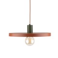 LAMPAMI - lampa wisząca pojedyncza,  lampa nad barek, lampa wisząca nad stół w jadalni, lampa wisząca do kuchni nad stół, lampa do pokoju młodzieżowego, stylowa lampa do salonu SILA GREEN BRICK