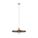 Lampa wisząca pojedyncza dwukolorowa 145 cm 1xE27 SILA SABIA BROWN 400