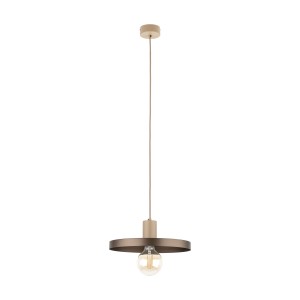 Lampa wisząca pojedyncza dwukolorowa 145 cm 1xE27 SILA SABIA BROWN 300 