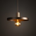 LAMPAMI - lampa wisząca pojedyncza dwukolorowa, lampa wisząca do kuchni, lampa do salonu, lampa wisząca brązowa,  lampa do jadalni nad stół, lampa do pokoju młodzieżowego SILA SABIA BROWN