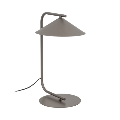 LAMPAMI - lampka biurkowa brązowa, lampa do czytania książek, lampka na biurko do nauki, lampa stojąca do salonu loft, metalowa lampka stojąca LUME NEW BROWN