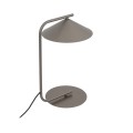 LAMPAMI - lampka biurkowa brązowa, lampa do czytania książek, lampka na biurko do nauki, lampa stojąca do salonu loft, metalowa lampka stojąca LUME NEW BROWN