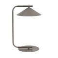 LAMPAMI - lampka biurkowa brązowa, lampa do czytania książek, lampka na biurko do nauki, lampa stojąca do salonu loft, metalowa lampka stojąca LUME NEW BROWN