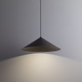 LAMPAMI - brązowa lampa wisząca pojedyncza, metalowa lampa wisząca, brązowa lampa nad stół do jadalni, lampa wisząca do sypialni, lampa sufitowa wisząca LUME XL NEW BROWN