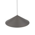 LAMPAMI - brązowa lampa wisząca pojedyncza, metalowa lampa wisząca, brązowa lampa nad stół do jadalni, lampa wisząca do sypialni, lampa sufitowa wisząca LUME XL NEW BROWN