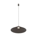 LAMPAMI - brązowa lampa wisząca pojedyncza, metalowa lampa wisząca, brązowa lampa nad stół do jadalni, lampa wisząca do sypialni, lampa sufitowa wisząca LUME XL NEW BROWN