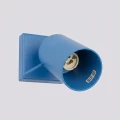 LAMPAMI - niebieski kinkiet na ścianę, kinkiet ścienny, lampa do pokoju dziecka, lampa kinkiet ścienny, kinkiet do czytania regulowany, niebieski kinkiet ścienny sollux kinkiet RING błękitny