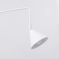 LAMPAMI - kinkiet ścienny podwójny, kinkiet z włącznikiem, lampa ścienna biała, kinkiet do czytania z włącznikiem, kinkiet do pokoju młodzieżowego, lampa na ścianę, kinkiet biały nowoczesny, sollux kinkiet NOX 2 biały