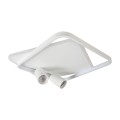 LAMPAMI - lampa ledowa sufitowa kwadratowa, lampa przysufitowa do kuchni, plafon do salonu nowoczesny, lampa sufitowa biała, oświetlenie do kuchni, oświetlenie na korytarz, plafon ledowy Parma 2