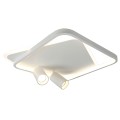 LAMPAMI - lampa ledowa sufitowa kwadratowa, lampa przysufitowa do kuchni, plafon do salonu nowoczesny, lampa sufitowa biała, oświetlenie do kuchni, oświetlenie na korytarz, plafon ledowy Parma 2