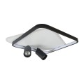 LAMPAMI - lampa ledowa sufitowa kwadratowa, lampa przysufitowa,  oświetlenie w kuchni, oświetlenie w korytarzu, oświetlenie w sypialni, lampa sufitowa elegancka, plafon ledowy Parma 2