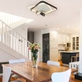 LAMPAMI - lampa ledowa sufitowa kwadratowa, lampa przysufitowa,  oświetlenie w kuchni, oświetlenie w korytarzu, oświetlenie w sypialni, lampa sufitowa elegancka, plafon ledowy Parma 2