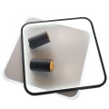 LAMPAMI - lampa ledowa sufitowa kwadratowa, lampa przysufitowa,  oświetlenie w kuchni, oświetlenie w korytarzu, oświetlenie w sypialni, lampa sufitowa elegancka, plafon ledowy Parma 2