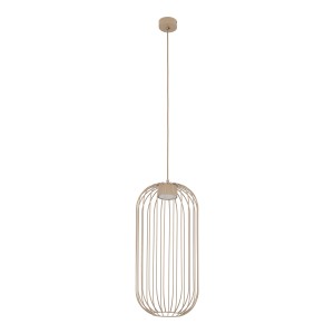 Beżowa lampa wisząca metalowa 1xGX53 SPHERA S SABIA