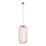 Lampa wisząca metalowa 184 cm kolor ceglasty 1xGX53 SPHERA S BRICK