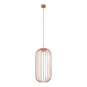 Lampa wisząca metalowa 184 cm kolor ceglasty 1xGX53 SPHERA S BRICK