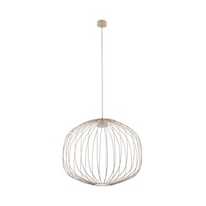 Beżowa lampa wisząca metalowa 187 cm 1xGX53 SPHERA M SABIA