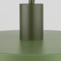 LAMPAMI - lampa zielona wisząca pojedyncza, lampa wisząca nowoczesna  długa, lampa do jadalni nad stół, lampa do sypialni, lampa do pokoju młodzieżowego, zielona lampa wisząca SILA GREEN PEAPOD 300