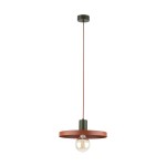 Lampa wisząca pojedyncza kolorowa 145 cm 1xE27 SILA GREEN BRICK 300