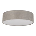 LAMPAMI - lampa sufitowa plafon sufitowy, duży plafon sufitowy, oświetlenie w kuchni sufitowe, oświetlenie w korytarzu, oświetlenie do salonu, lampa przysufitowa,  beżowa lampa sufitowa RONDO LINEN 600