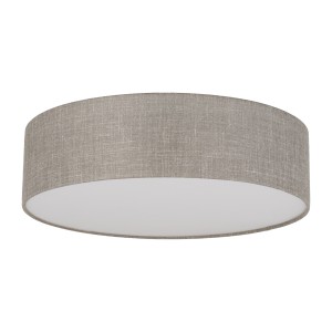 Lampa sufitowa plafon sufitowy beżowy 4xE27 RONDO LINEN 600