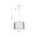 LAMPAMI - lampa sufitowa wisząca HARMONY NATURE szkic