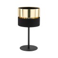 LAMPAMI - lampka stojąca do salonu, lampka do sypialni czarna, lampa na komodę, lampa do salonu, lampa do sypialni, lampa nocna na stolik HILTON