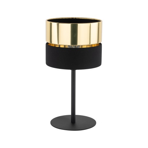 LAMPAMI - lampka stojąca do salonu, lampka do sypialni czarna, lampa na komodę, lampa do salonu, lampa do sypialni, lampa nocna na stolik HILTON