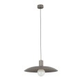 LAMPAMI - brązowa lampa wisząca loftowa, lampa do salonu loft, lampa do kuchni, lampa wisząca nad stół w jadalni, lampa wisząca pojedyncza, lampa wisząca metalowa ASTRA NEW BROWN