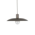 LAMPAMI - brązowa lampa wisząca loftowa, lampa do salonu loft, lampa do kuchni, lampa wisząca nad stół w jadalni, lampa wisząca pojedyncza, lampa wisząca metalowa ASTRA NEW BROWN