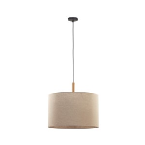 Lampa wisząca pojedyncza beżowa boho 175 cm 1xE27 DEVA NATURE