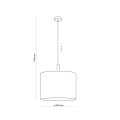 LAMPAMI- lampa wisząca pojedyncza boho DEVA NATURE szkic