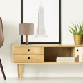 LAMPAMI - lampa stojąca do salonu boho, lampa nocna, przytulna lampa do sypialni, lampa stojąca do salonu, lampa na komodę, lampa do pokoju, lampka nocna DEVA NATURE