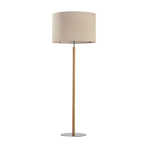 LAMPAMI - lampa podłogowa do salonu, lampa stojąca boho, beżowa lampa podłogowa, lampa do salonu, lampa do sypialni, lampa nocna stojąca, lampa podłogowa z abażurem DEVA NATURE